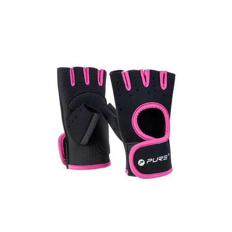 Pure2Improve | Fitness Gloves | Black/Pink - 2